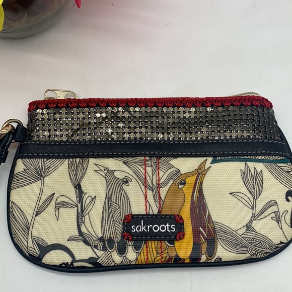 Sakroots Wristlet with birds pattern MCB5281P - Picture 2 of 14